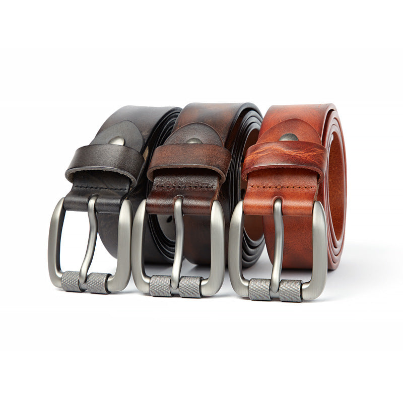 Leather Vintage Belt - Golden Age Bartending Leather Vintage Belt - Golden Age Bartending