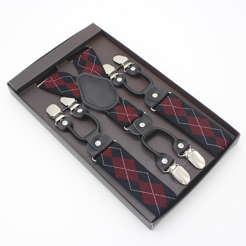 Suspenders double clip - Diamonds + FREE SHIPPING Suspenders double clip - Diamonds + FREE SHIPPING