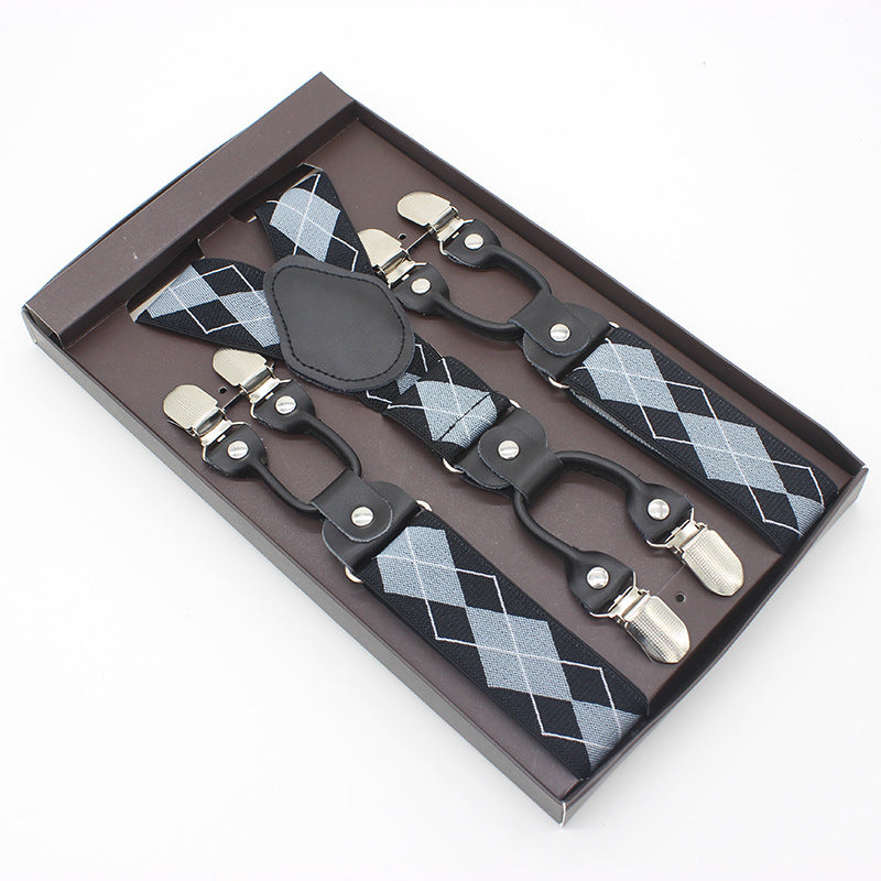 Suspenders double clip - Diamonds + FREE SHIPPING Suspenders double clip - Diamonds + FREE SHIPPING
