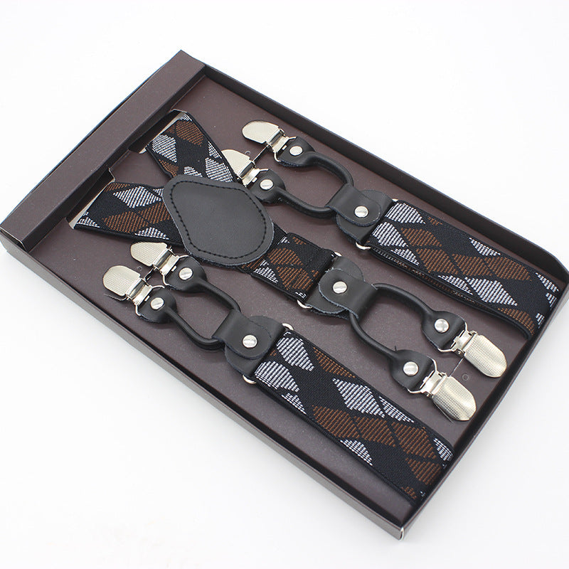 Suspenders double clip - Diamonds + FREE SHIPPING Suspenders double clip - Diamonds + FREE SHIPPING