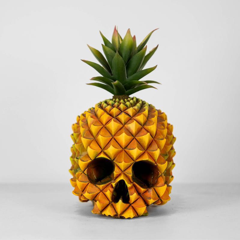 Pineapple Skull DECO - Golden Age Bartending Pineapple Skull DECO - Golden Age Bartending