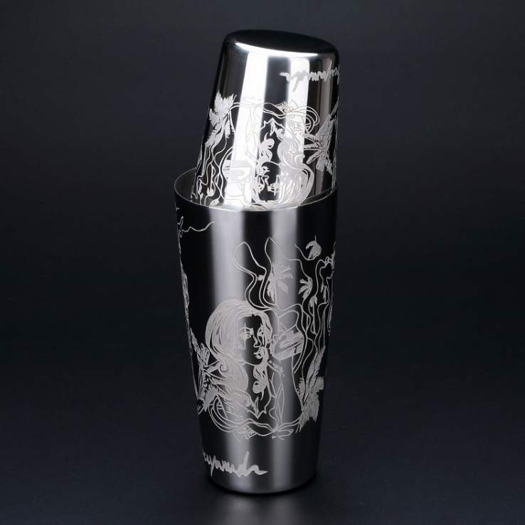 Tiki Queen Boston Shaker - Golden Age Bartending Tiki Queen Boston Shaker - Golden Age Bartending