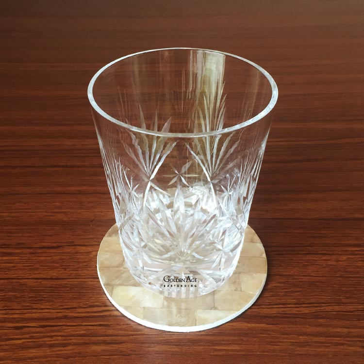 Shinny Golden Shell Coasters - Golden Age Bartending Shinny Golden Shell Coasters - Golden Age Bartending