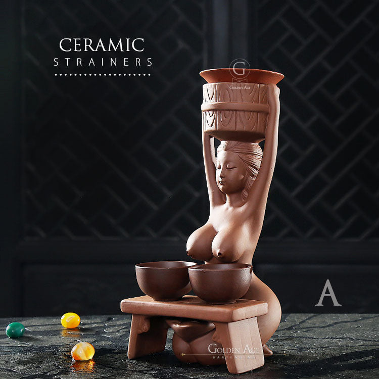 Khalifa Ceramic Strainers - Golden Age Bartending Khalifa Ceramic Strainers - Golden Age Bartending