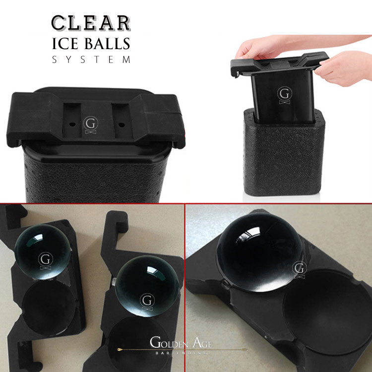 Clear Ice Balls system - Golden Age Bartending Clear Ice Balls system - Golden Age Bartending