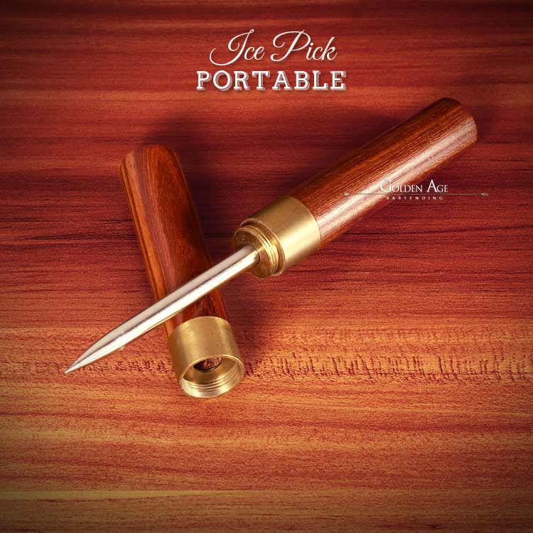 Portable ice pick and Latte Art pen - Golden Age Bartending Portable ice pick and Latte Art pen - Golden Age Bartending