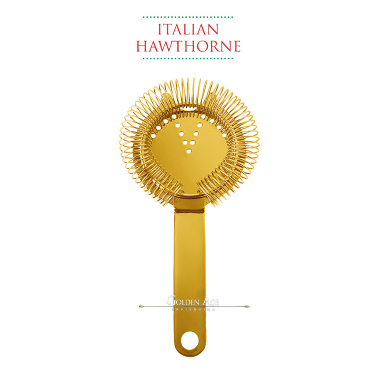 Italian Hawthorne Strainers - Golden Age Bartending