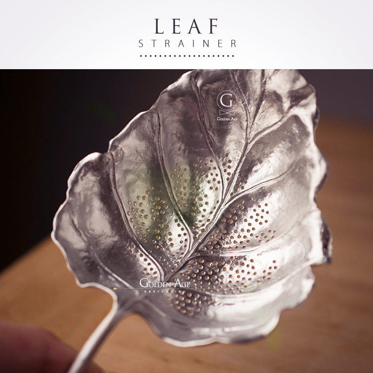 Leaf Strainer Silver - Golden Age Bartending