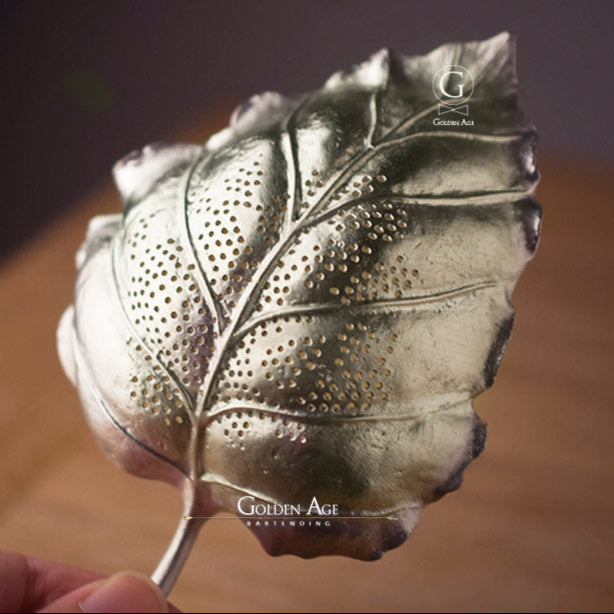 Leaf Strainer Silver - Golden Age Bartending Leaf Strainer Silver - Golden Age Bartending