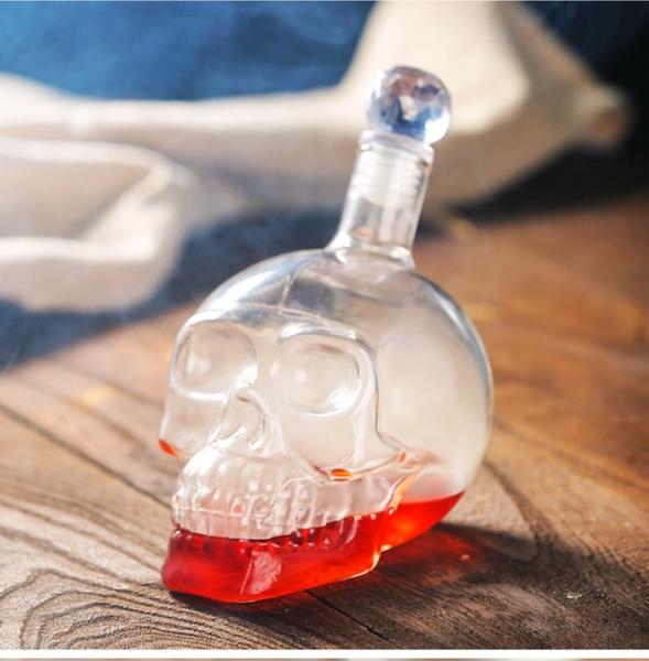 Skull Head Bottles - All sizes - Golden Age Bartending Skull Head Bottles - All sizes - Golden Age Bartending