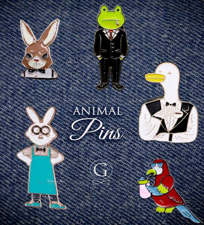 PINS - Animal - Golden Age Bartending