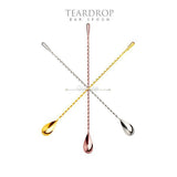 Teardrop Bar Spoons - Golden Age Bartending