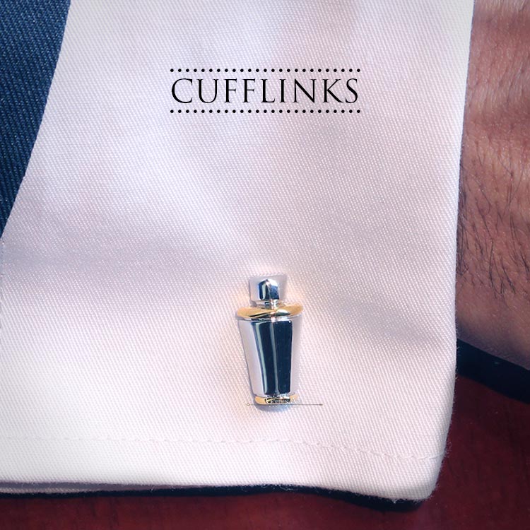 Cufflinks - SHAKER & MARTINI - Golden Age Bartending Cufflinks - SHAKER & MARTINI - Golden Age Bartending