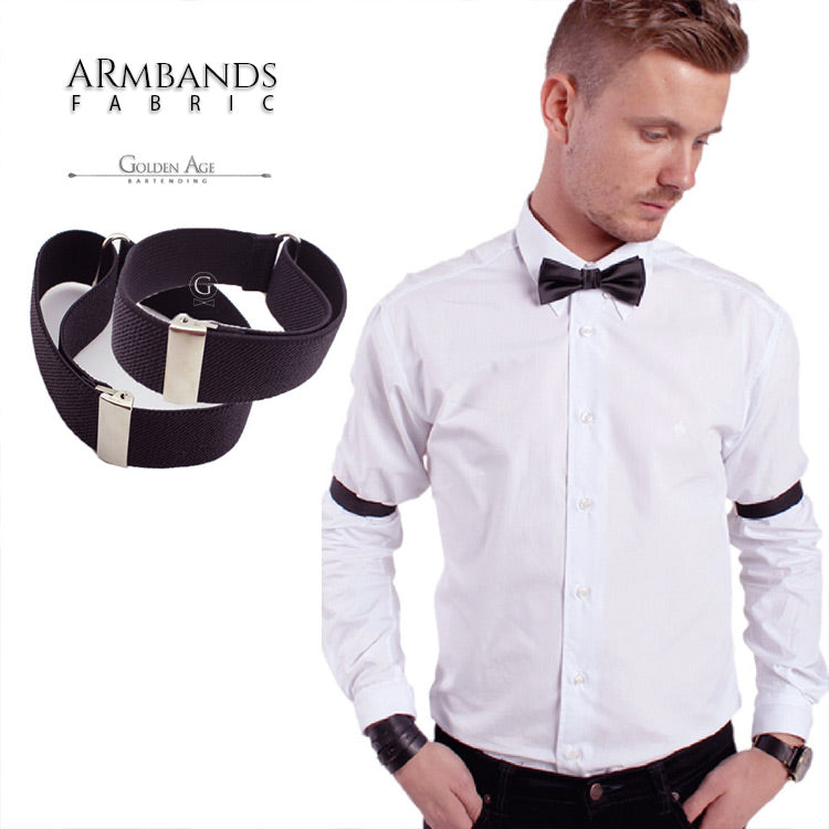 Armbands - FABRIC - Golden Age Bartending Armbands - FABRIC - Golden Age Bartending
