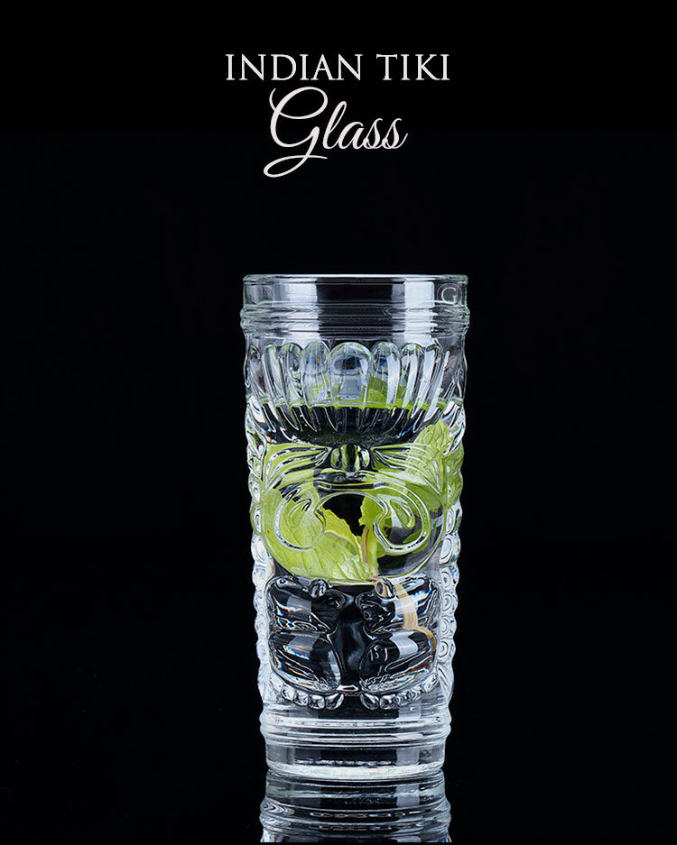 ON SALE! Glass INDIAN TIKI - Golden Age Bartending ON SALE! Glass INDIAN TIKI - Golden Age Bartending
