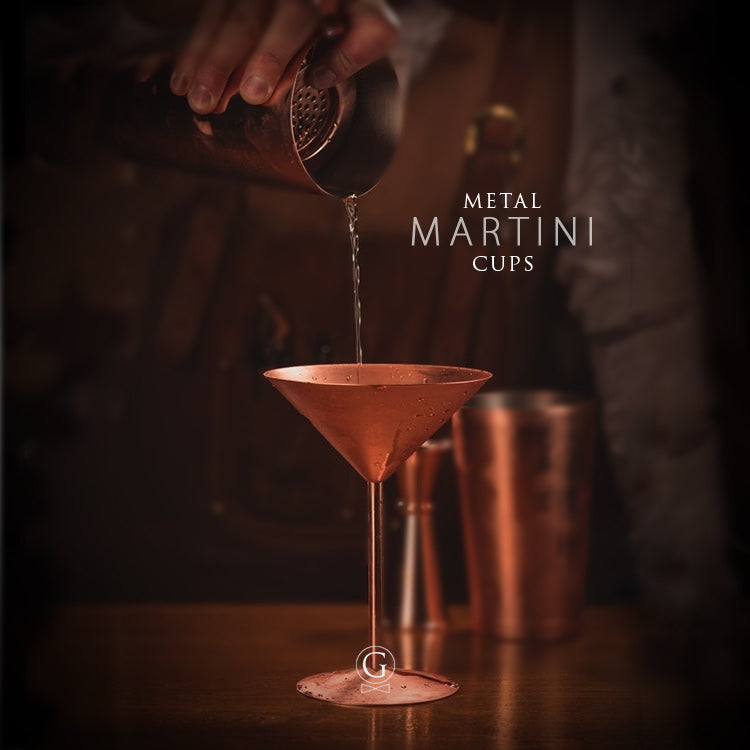 Metal Martini Cups - Golden Age Bartending