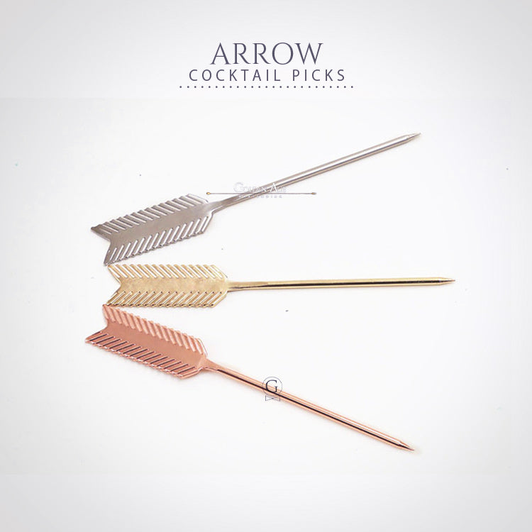 10 x Cocktail Picks - ARROW - Golden Age Bartending