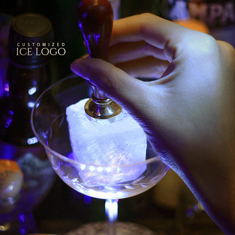 ROUNDED Ice Stamp - Golden Age Bartending