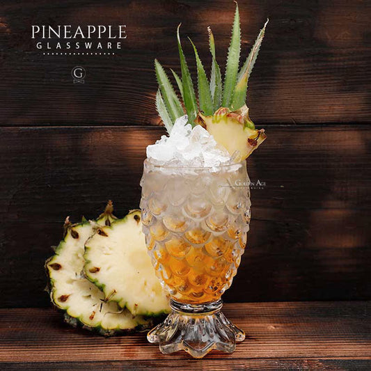 Pineapple Glassware - Golden Age Bartending