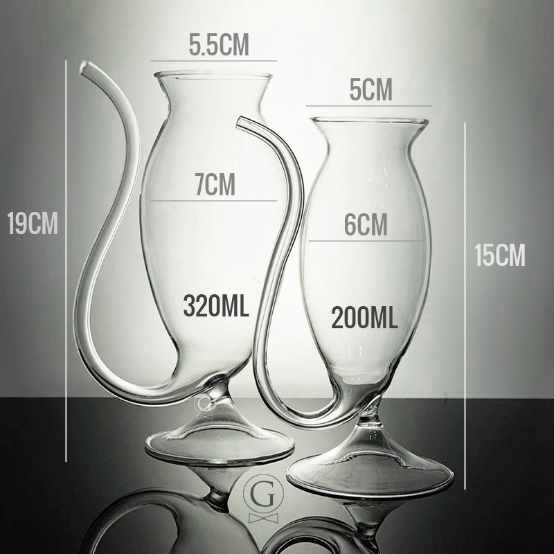 12 x Pipe Cocktail Glasses + FREE SHIPPING 12 x Pipe Cocktail Glasses + FREE SHIPPING