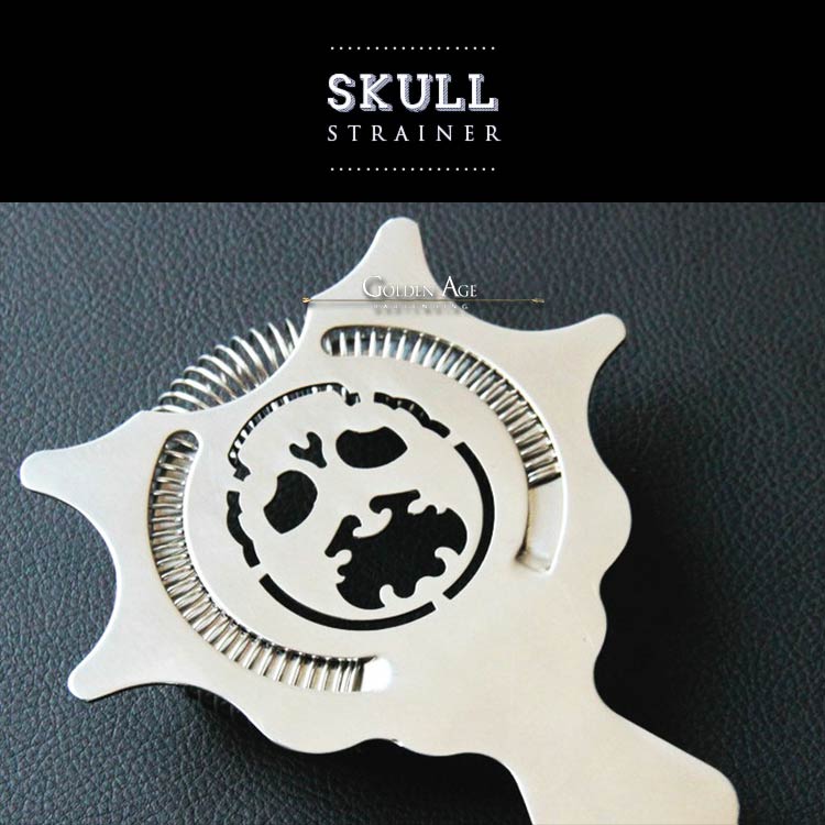 ON SALE! Skull Strainer - Golden Age Bartending