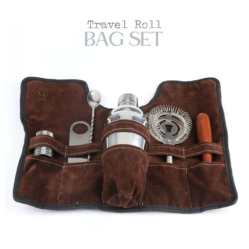 Travel roll bag set - Golden Age Bartending