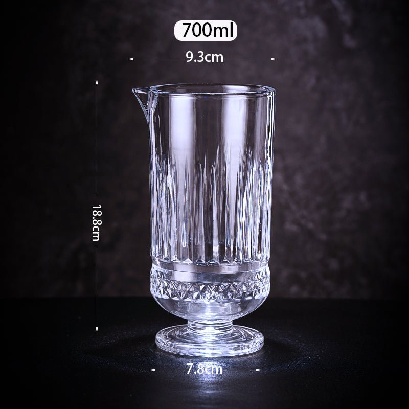 Footed Mixing Glasses - Golden Age Bartending