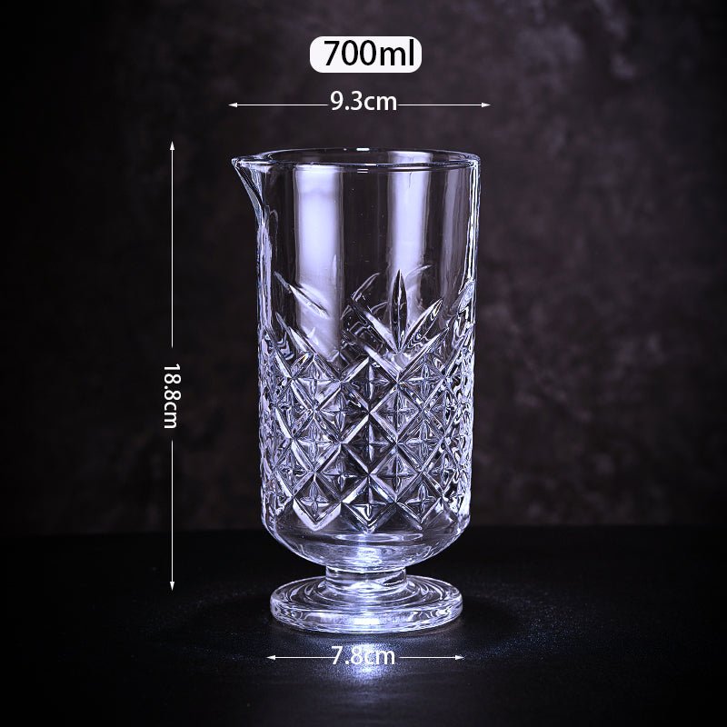 Footed Mixing Glasses - Golden Age Bartending