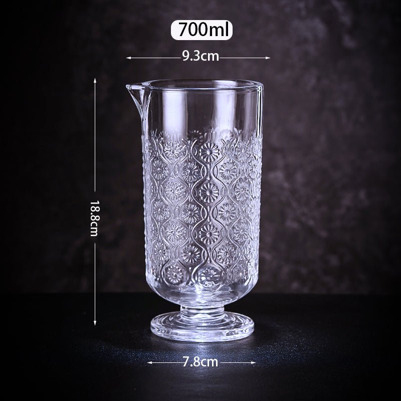 Footed Mixing Glasses - Golden Age Bartending