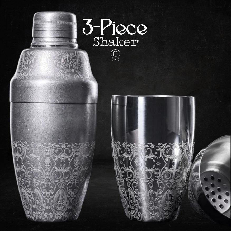 Vintage 3-piece Shaker - Golden Age Bartending