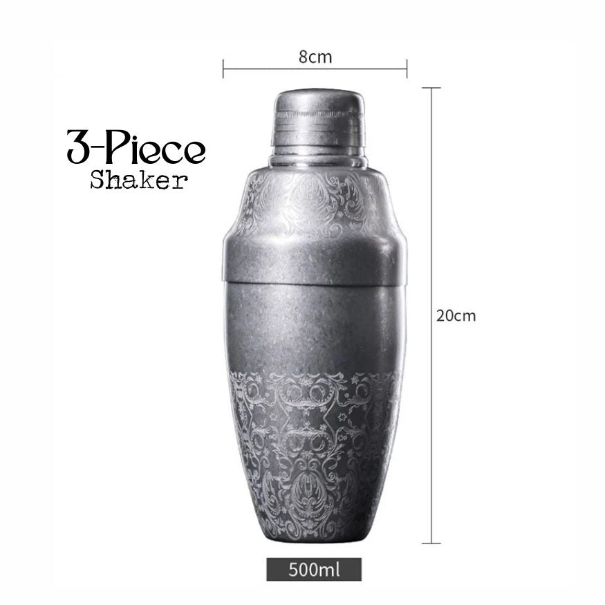 Vintage 3-piece Shaker - Golden Age Bartending