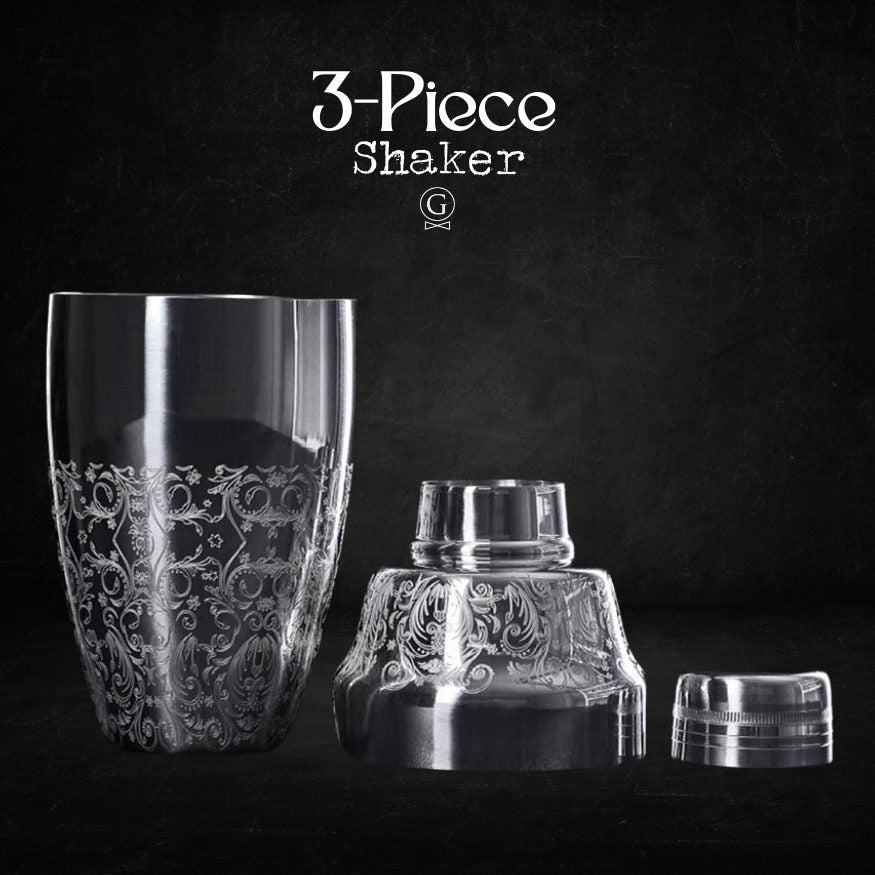 Vintage 3-piece Shaker - Golden Age Bartending