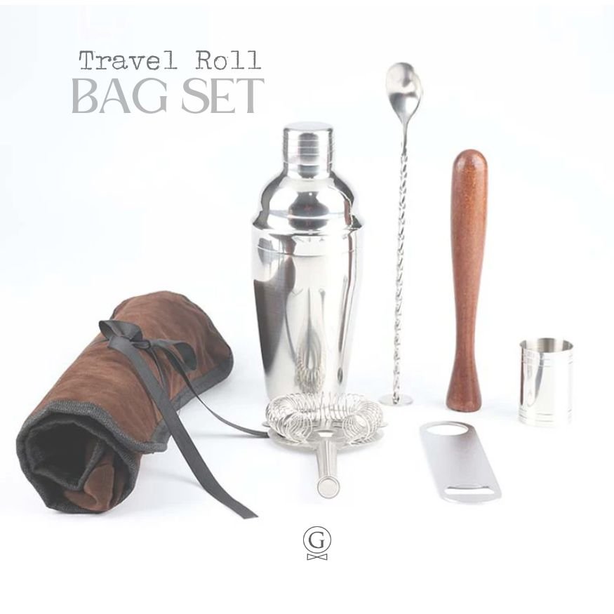 Travel roll bag set - Golden Age Bartending