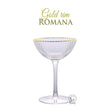 Gold Rim ROMANA Coupes