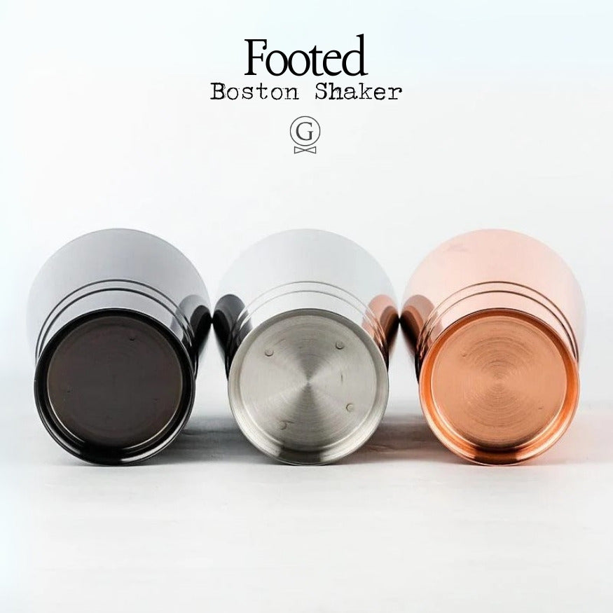 Footed Boston Shakers - Golden Age Bartending