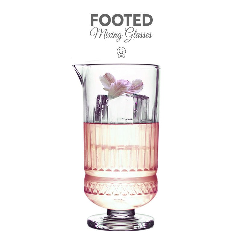 Footed Mixing Glasses - Golden Age Bartending