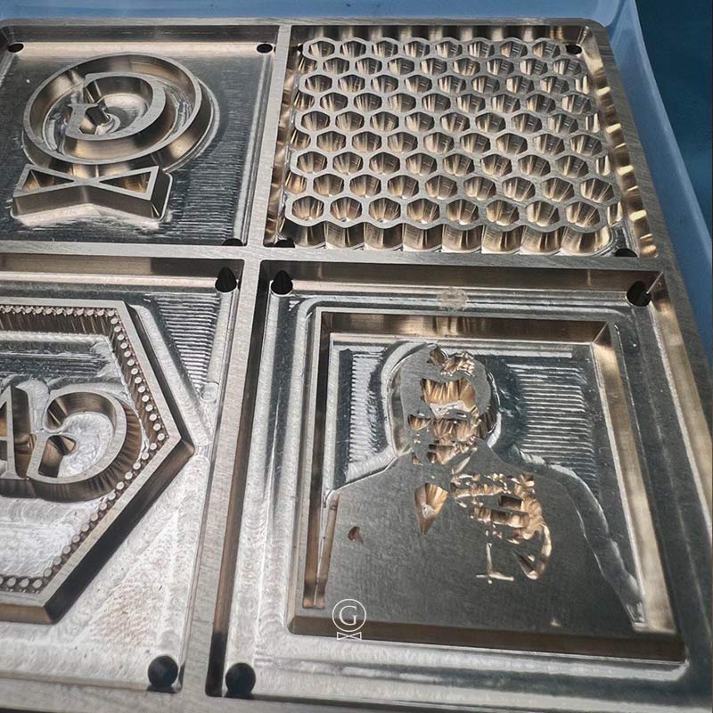 Ice Stamp Plate - 11x11cms - Golden Age Bartending