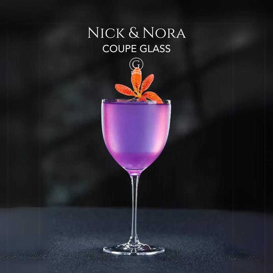 Nick & Nora - Coupe Glass - Golden Age Bartending