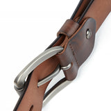 Leather Vintage Belt - Golden Age Bartending