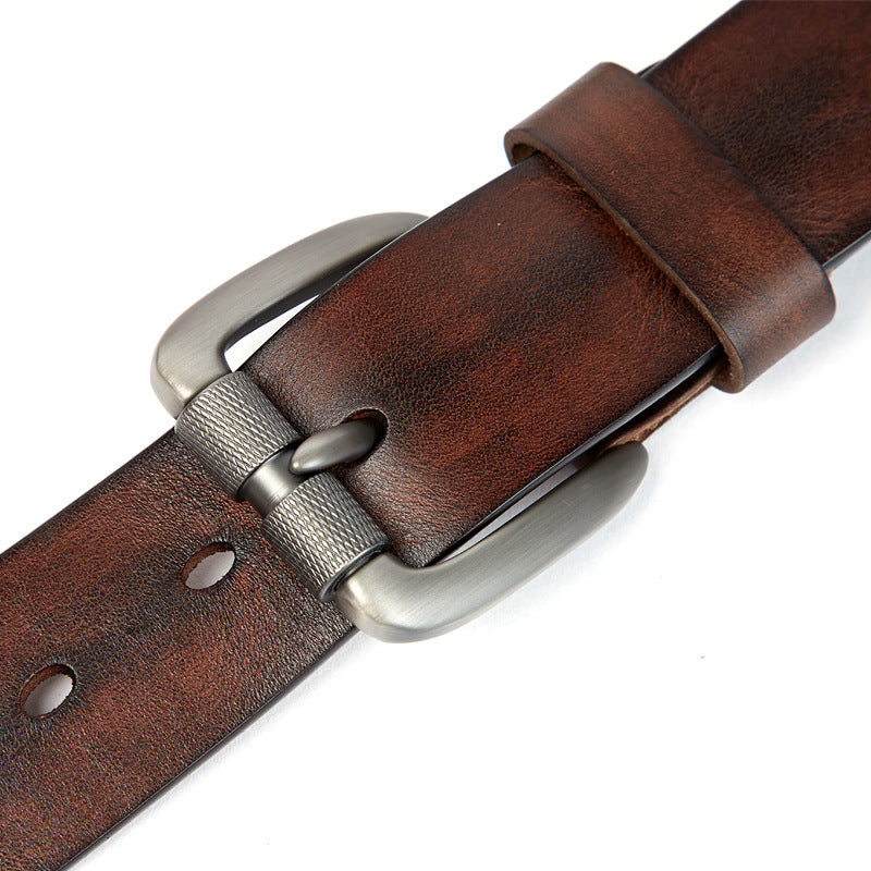 Leather Vintage Belt - Golden Age Bartending