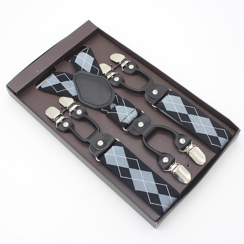 Suspenders double clip - Stripes - Golden Age Bartending