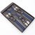 Suspenders double clip - Stripes