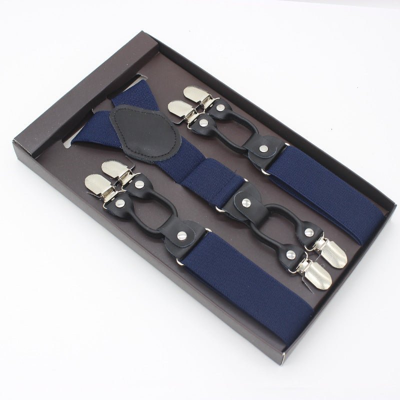 Suspenders double clip - Plain + FREE SHIPPING - Golden Age Bartending