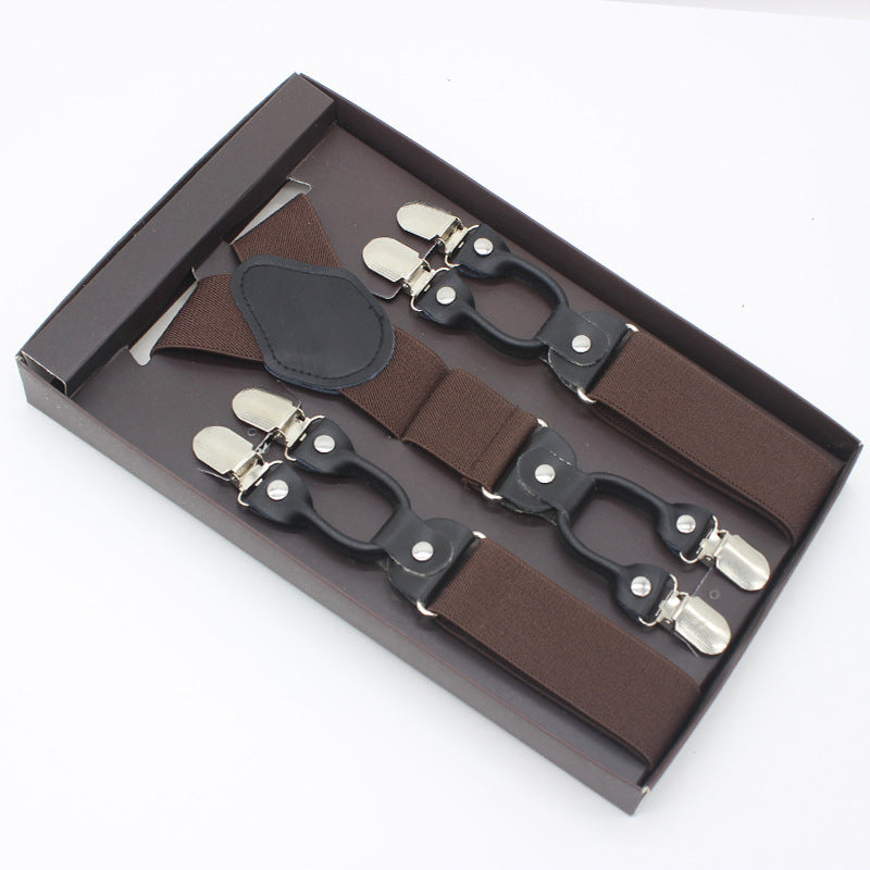 Suspenders double clip - Plain + FREE SHIPPING - Golden Age Bartending