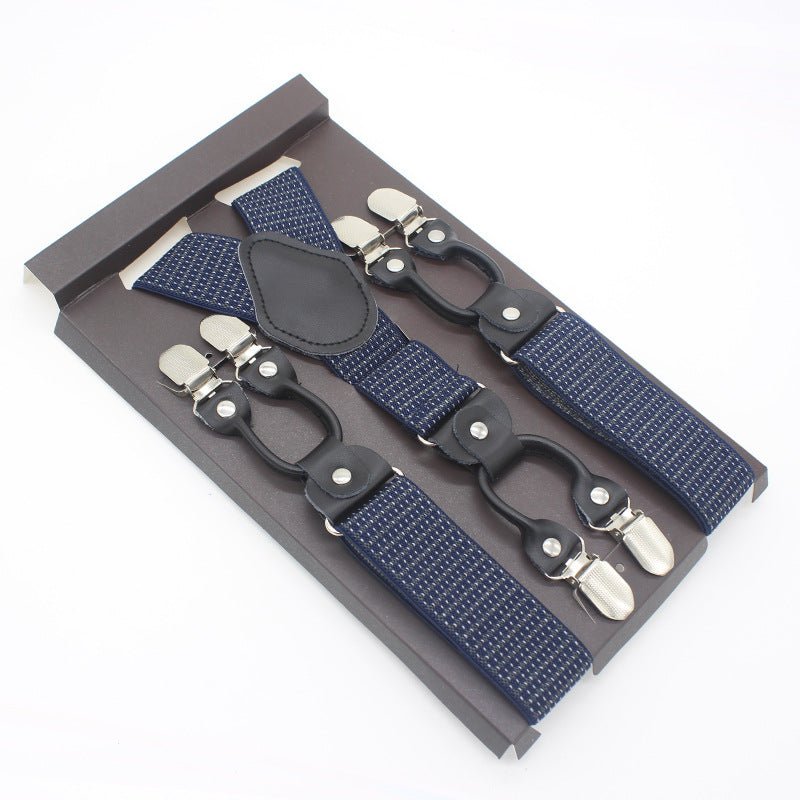 Suspenders double clip - Plain + FREE SHIPPING - Golden Age Bartending