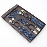 Suspenders double clip - Diamonds + FREE SHIPPING