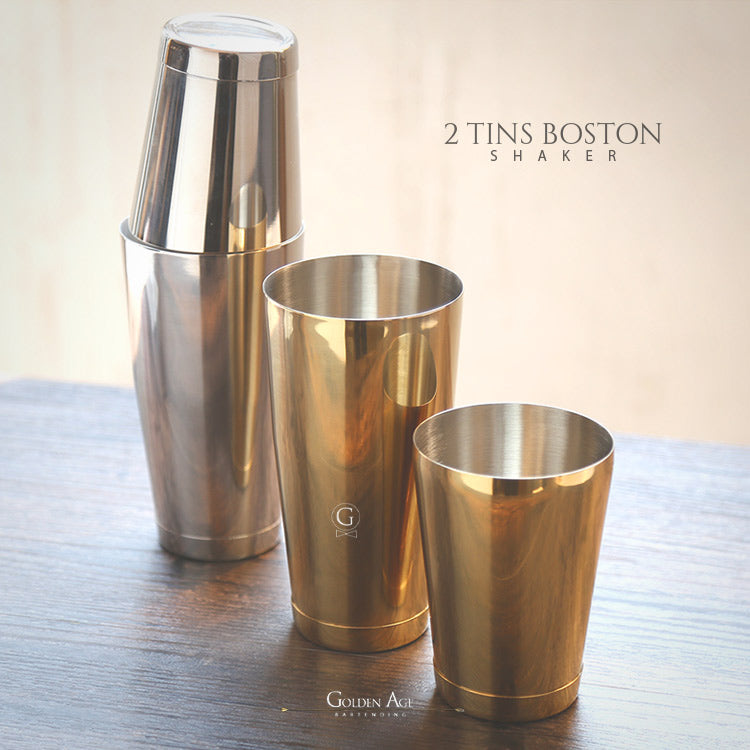 2 Tins Boston Shakers - Golden Age Bartending