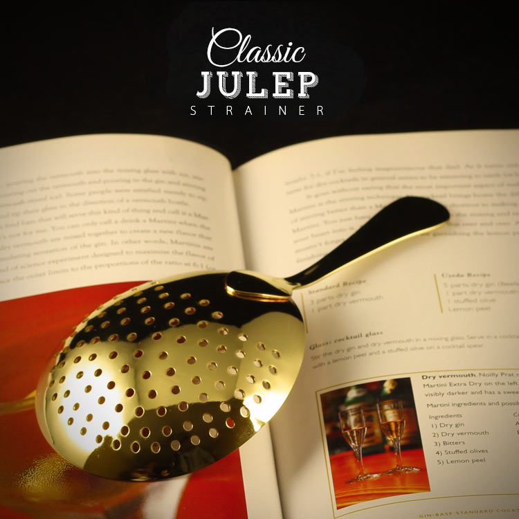 Classic Julep Strainers - Golden Age Bartending