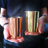 Metal Mixing Glasses - COPPER - Golden Age Bartending