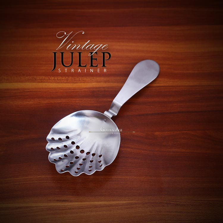 Vintage Julep strainer - Matte Finish - Golden Age Bartending